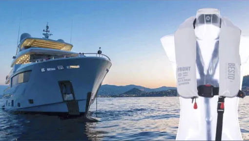 Besto, Automatik Rettungsweste SOLAS Superyacht Twin Chamber 300N, UML Elite