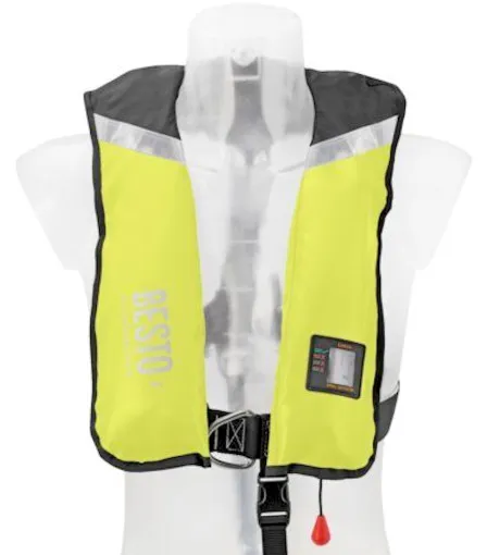 Besto, Profi- Rettungsweste Wipe Clean Automatic 300N Harness, UML MK2