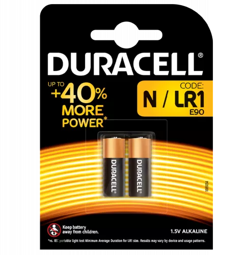 Duracell, Batterie Power Alkaline N (LR01) Lady, 2-er Pack