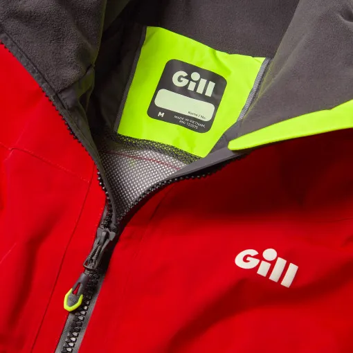 Gill, Sailing Jacket OS3 Coastal Jacket, Red