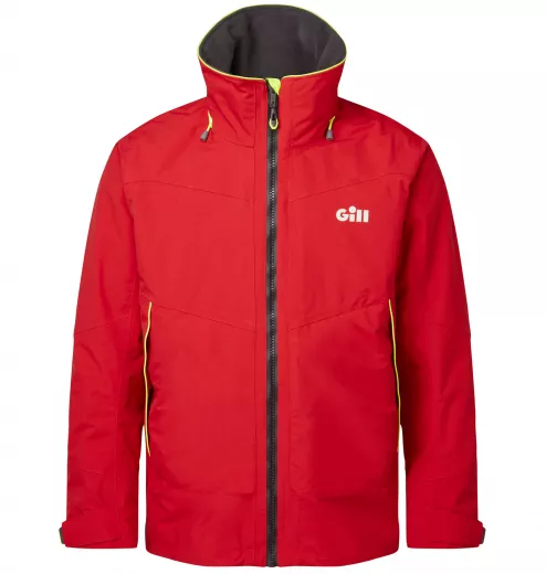 Gill, Sailing Jacket OS3 Coastal Jacket, Red