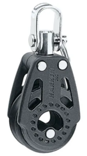 Harken, Carbo Air Single- Block mit Wirbelschäkel