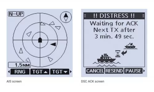 ICOM, IC-M94D UKW Marine- Handsprechfunkgerät GPS DSC AIS