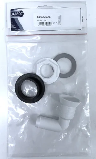 Jabsco, 58107-1000 Toilettes Entrée d'eau de rinçage avec joint d'étanchéité