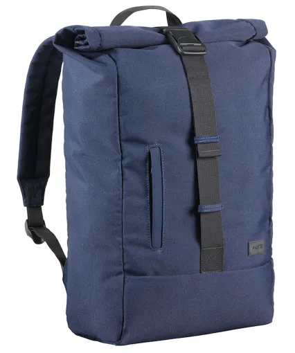 Musto, borsa arrotolabile in tela, blu navy
