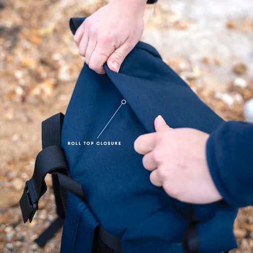 Musto, Canvas Roll Top Bag, Navy
