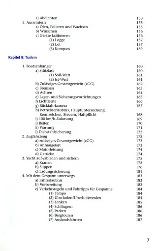 Palstek Verlag, Manual para yates con remolque