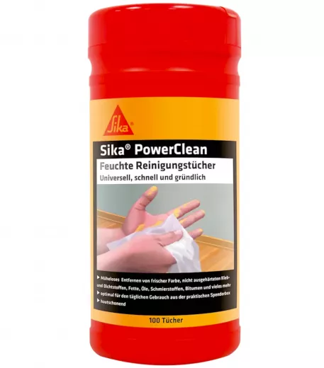 Sika, Powerclean Spezial- Reinigungstücher, 100 St.