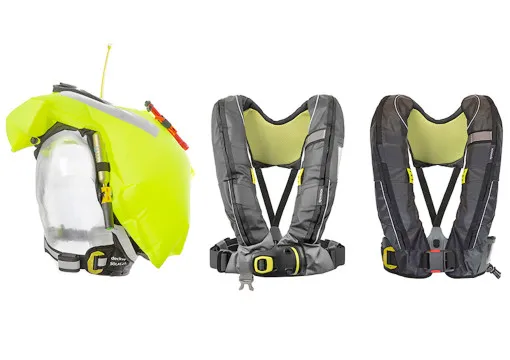 Spinlock, chaleco salvavidas automático Deckvest Duro SOLAS 275N Pro, UML MK5