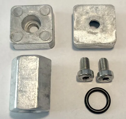 Torqeedo, anode set Pod Cruise 3.0/6.0 FP, aluminium