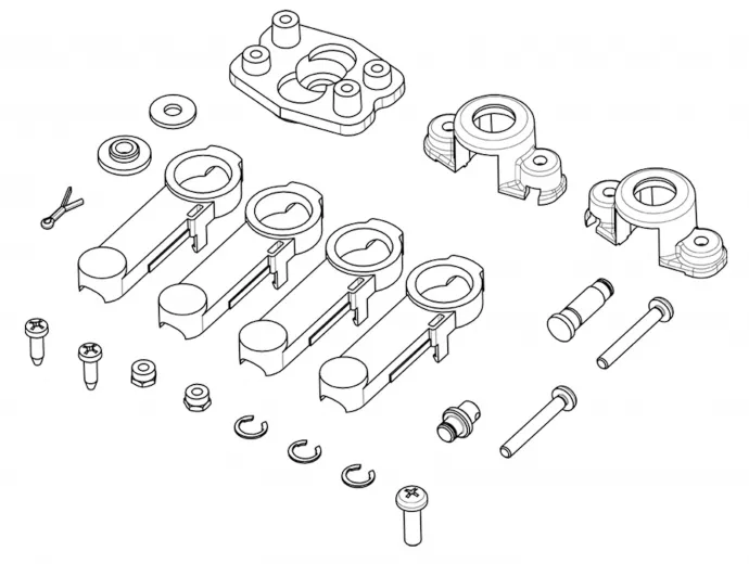 Ultraflex, K74 Verbindungsset für C2, C5, Machzero