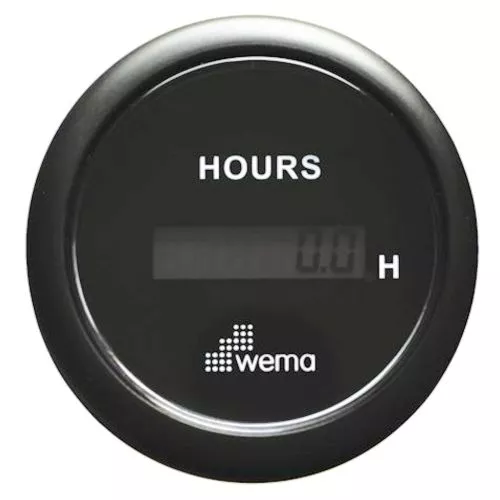 Wema, Betriebsstundenzähler LCD Anzeige