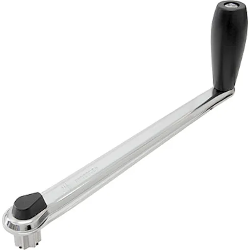 Andersen, chrome poignée treuil long, 25cm