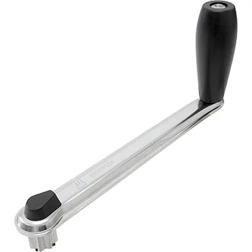 Andersen, chrome poignée treuil long, 20cm / 8"