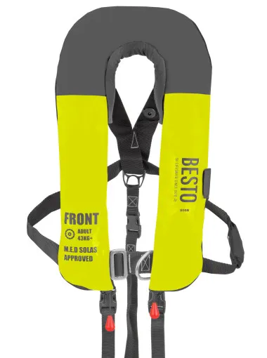Besto, automatic lifejacket SOLAS Twin Chamber SOLAS 300N, UML Elite
