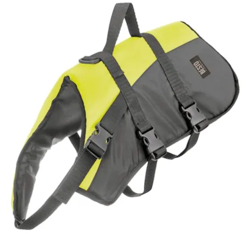 Besto giubbotto di salvataggio per cani Dog Deluxe giallo-nero