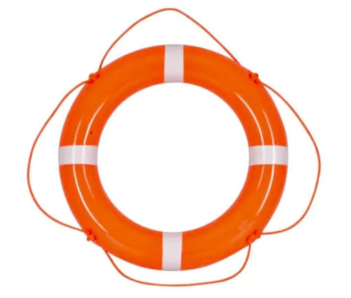 Besto salvagente in PVC arancione 60 cm x 35 cm