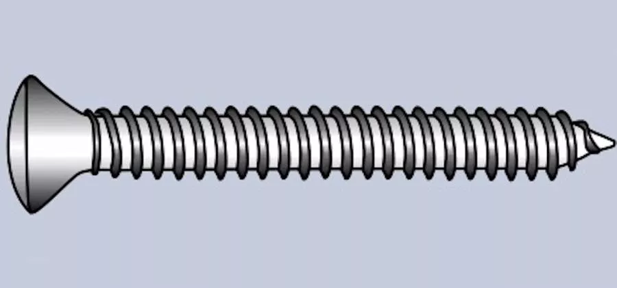 LOcéan, 6 pièces en acier inoxydable A4 taraudeuse, élevé, 5,5 x 16 mm