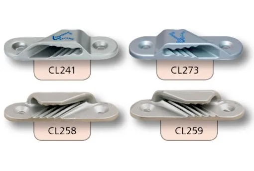 Clamcleat, Segelklemme Backbord, 3mm-6mm