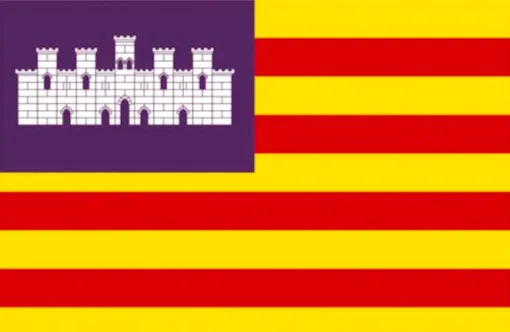 drapeau de courtoisie Talamex Baleare 20cm x 30cm