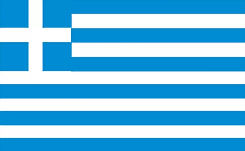 Talamex, bandera del país anfitrión Grecia 20cm x 30cm