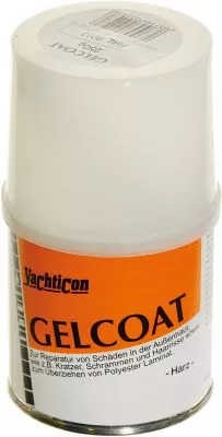 Yachticon, Gelcoat 2-K Reparaturset Cremeweiss RAL 9001, 250g
