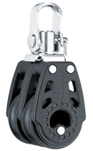 Harken, Carbo Doppel- Block mit Wirbelschäkel
