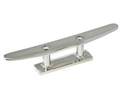 Lindemann, cleat polished stainless steel, 10cm