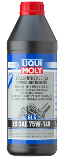Liqui Moly, huile pour engrenages hypoïdes, synthétique GL5 75W-140, 1 l