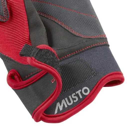 Musto, Guante de vela Performance Glove 2.0 S/F Short, Rojo