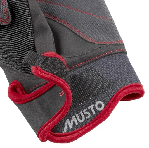 Musto, Guante de vela Performance Glove 2.0 S/F Short, Negro