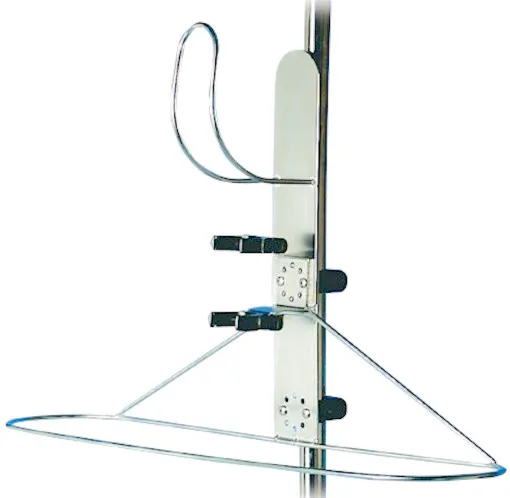 Osculati, soporte de salvavidas INOX grande, 60cm - 75cm