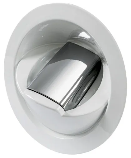 Osculati, ducha exterior de diseño Saturn con grifo monomando