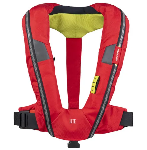 Spinlock Rettungsweste Deckvest Lite Rot hochwertige Automatikweste ohne Harness