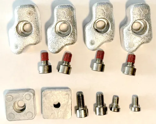 Torqeedo, set d'anodes Pod Cruise 3.0/6.0 hélice repliable, aluminium