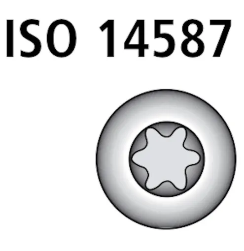 L`Ocean, 10pcs. Tapping screws Inox A4 raised countersunk head TORX, 4.2 x 25mm