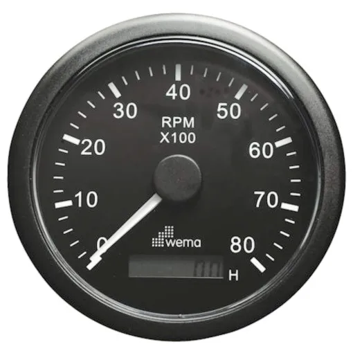 Wema, rev counter with hour meter, petrol engine