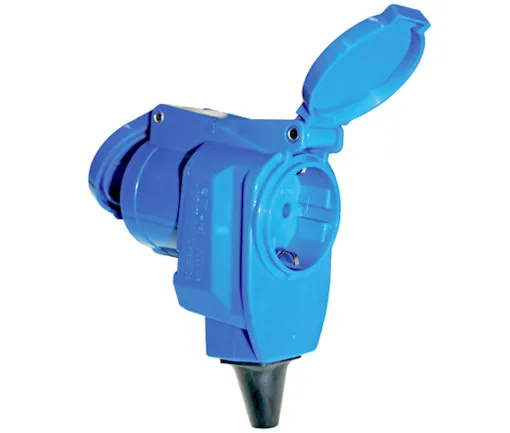 Talamex, raccord coudé CEE - Schuko, 16A