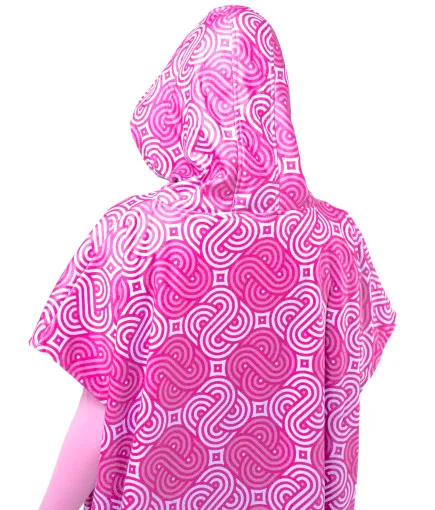 Zhik, Poncho de baño con capucha, negro