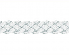 Liros, PES braided white 3mm, 15m